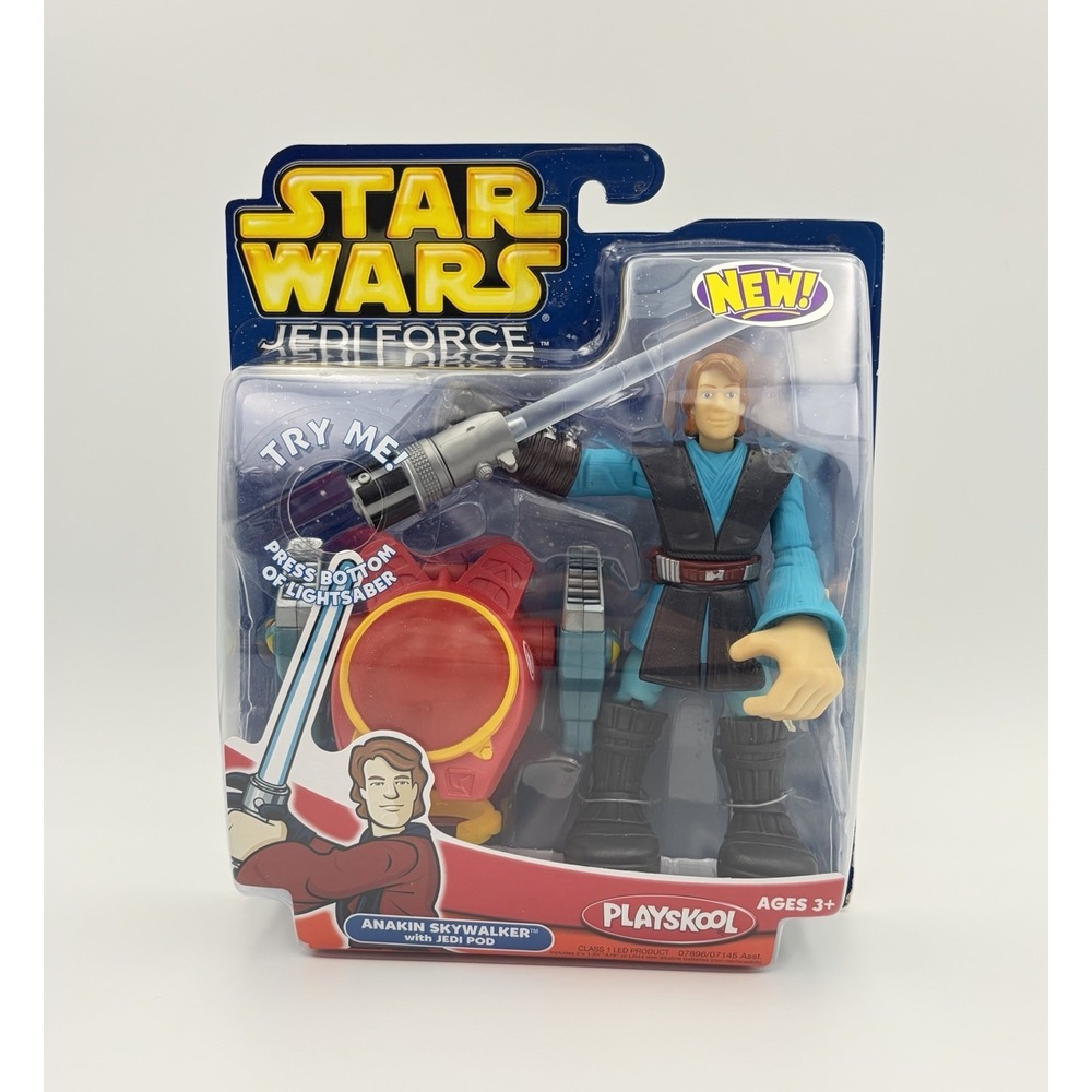Vintage Star Wars Playskool Jedi Force Anakin Skywalker Figure Jedi Pod New 2005